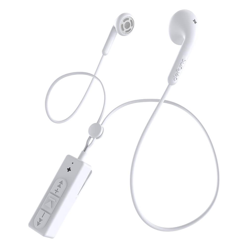 Безжични блутут слушалки за мобилни устройства - Defunc Basic Talk Bluetooth Earbuds (бял) | JAR Computers Безжични блутут слушалки за мобилни устройства - Defunc Basic Talk Bluetooth Earbuds (бял)