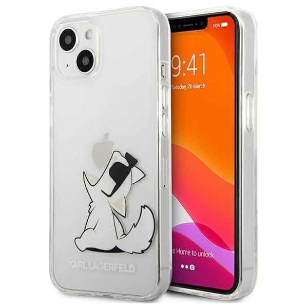 Дизайнерски кейс с висока защита за iPhone 13 mini - Karl Lagerfeld Choupette Fun Case (прозрачен) | JAR Computers Дизайнерски кейс с висока защита за iPhone 13 mini - Karl Lagerfeld Choupette Fun Case (прозрачен)
