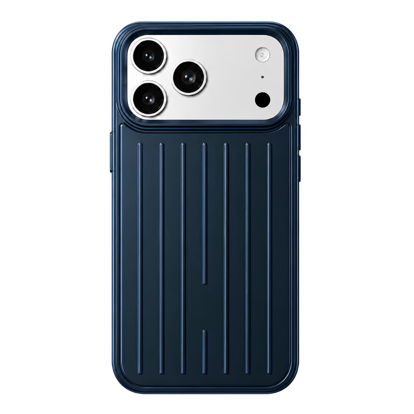 Калъф Suitcase Stripe Apple iPhone 17 Pro Max /син/ | JAR Computers Калъф Suitcase Stripe Apple iPhone 17 Pro Max /син/