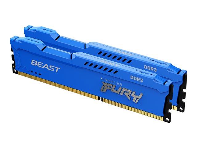 KINGSTON 8GB 1600MHz DDR3 CL10 DIMM Kit of 2 FURY Beast Blue