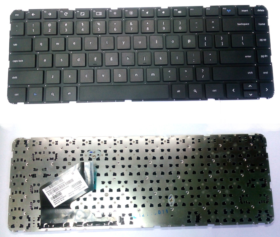 Клавиатура за лаптоп HP Pavilion 14-B000 Черна без рамка (За Android) | JAR Computers Клавиатура за лаптоп HP Pavilion 14-B000 Черна без рамка (За Android)