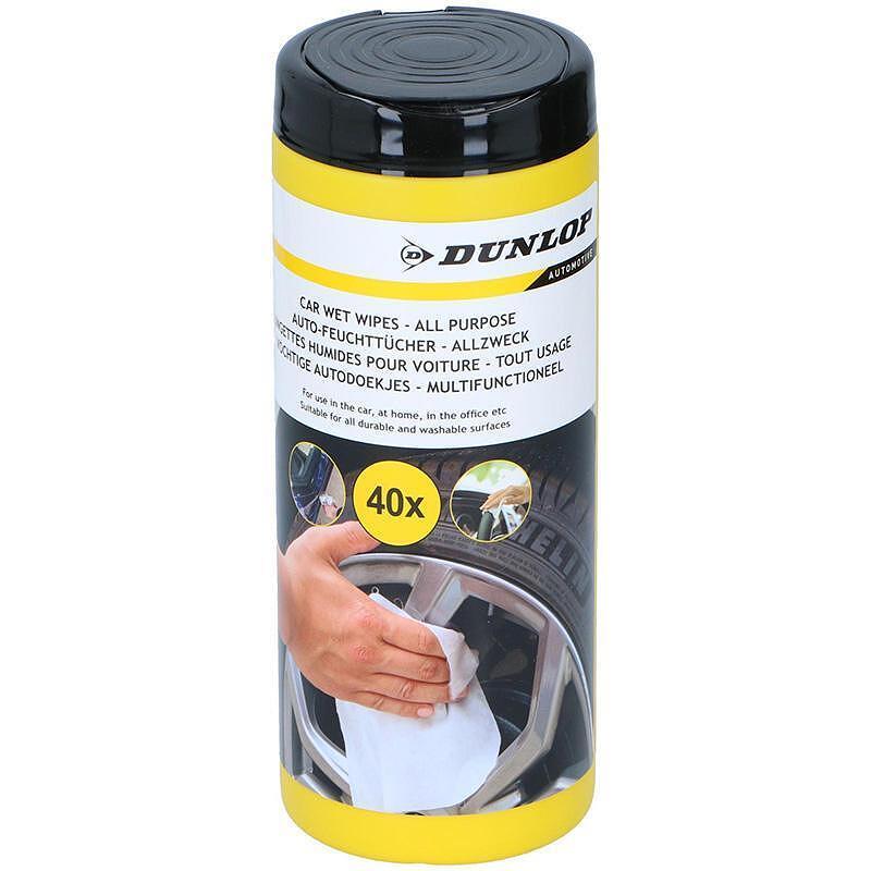 Мокри кърпички за кола универсални Dunlop, 40 бр. | JAR Computers Мокри кърпички за кола универсални Dunlop, 40 бр.