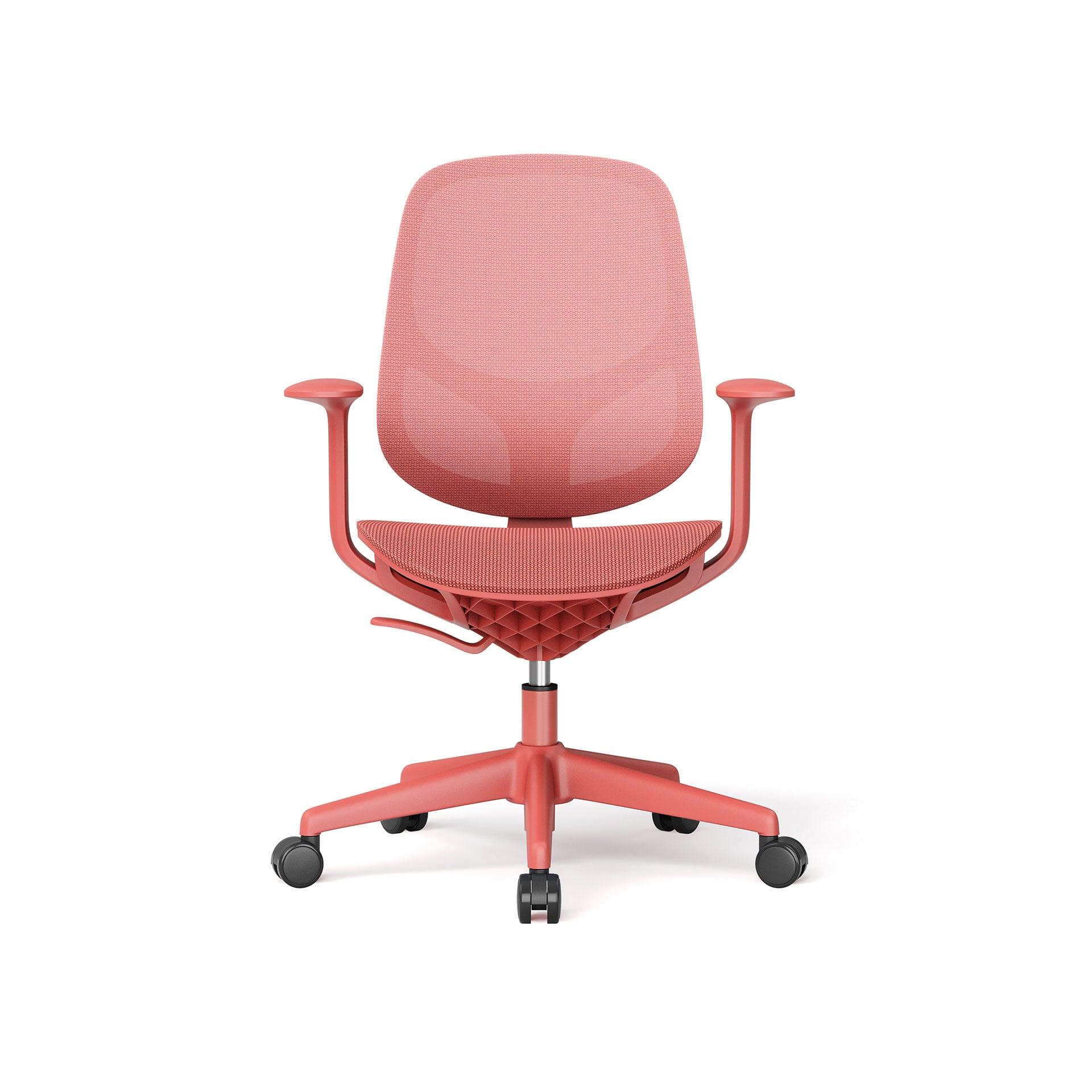 Офис стол RFG Cherry W, меш, до 120 kg, корал