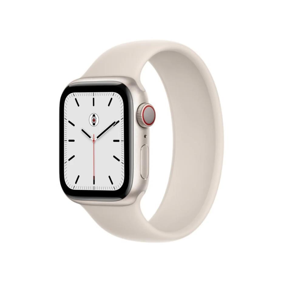 Оригинална силиконова каишка за Apple Watch 44мм, 45мм, 46мм, Ultra, Ultra 2, Ultra 3 49 - Apple Starlight Solo Loop Band Size 11 (разопакован) | JAR Computers Оригинална силиконова каишка за Apple Watch 44мм, 45мм, 46мм, Ultra, Ultra 2, Ultra 3 49 - Apple Starlight Solo Loop Band Size 11 (разопакован)