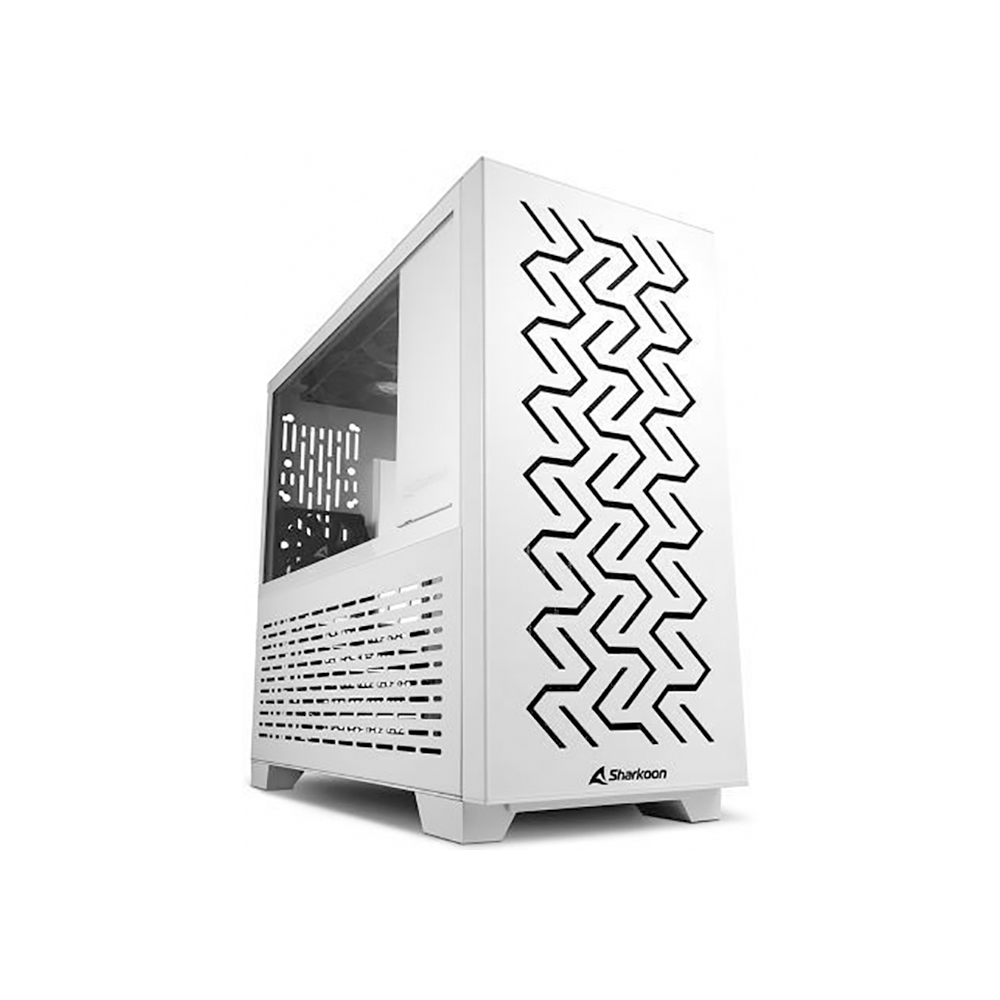 Sharkoon MS-Z1000 Midi Tower Computer Case White (34038522) (SHR34038522)