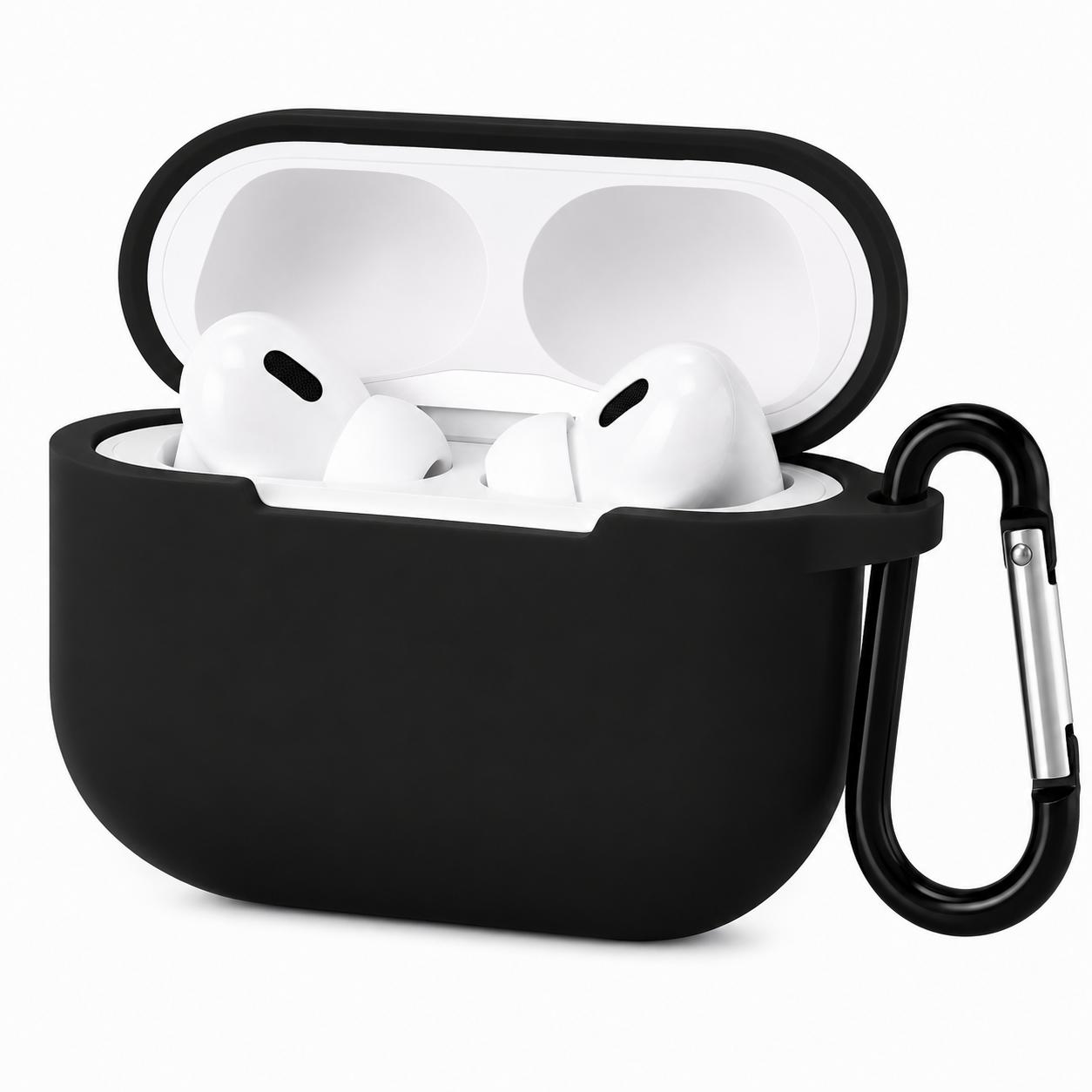 Силиконов калъф за AirPods Pro 3 /черен/ | JAR Computers Силиконов калъф за AirPods Pro 3 /черен/
