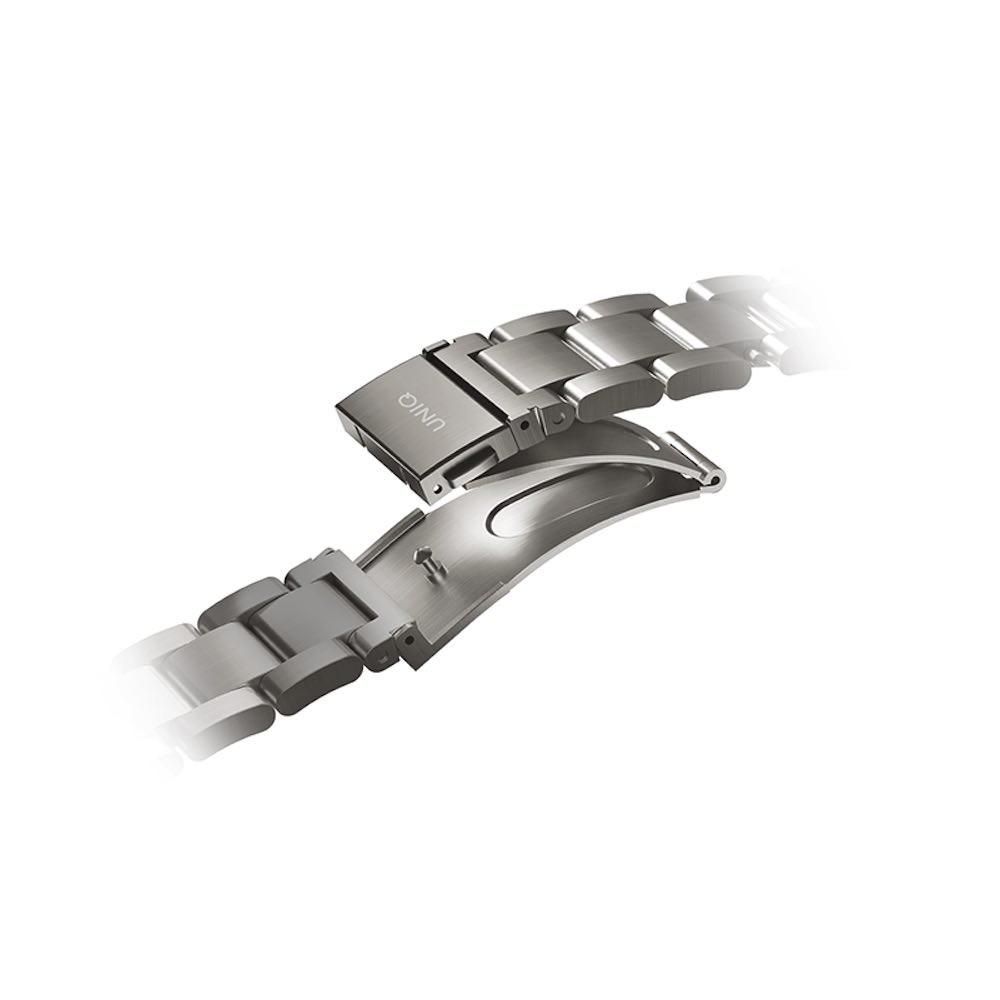 Стоманена каишка за Apple Watch 42мм, 44мм, 45мм, 46мм, Ultra, Ultra 2 49мм - Uniq Osta Adjustable Stainless Steel Band (сребрист) | JAR Computers Стоманена каишка за Apple Watch 42мм, 44мм, 45мм, 46мм, Ultra, Ultra 2 49мм - Uniq Osta Adjustable Stainless Steel Band (сребрист)