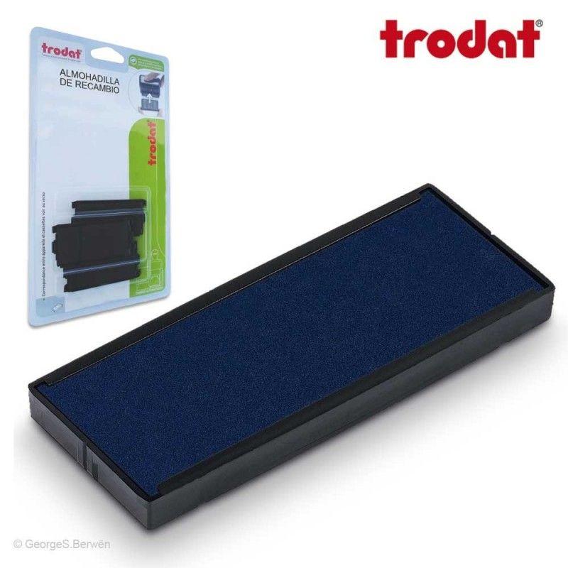 Тампон Trodat 6/4925, за Printy 4925, правоъгълен, 82х25 мм, син цвят | JAR Computers Тампон Trodat 6/4925, за Printy 4925, правоъгълен, 82х25 мм, син цвят