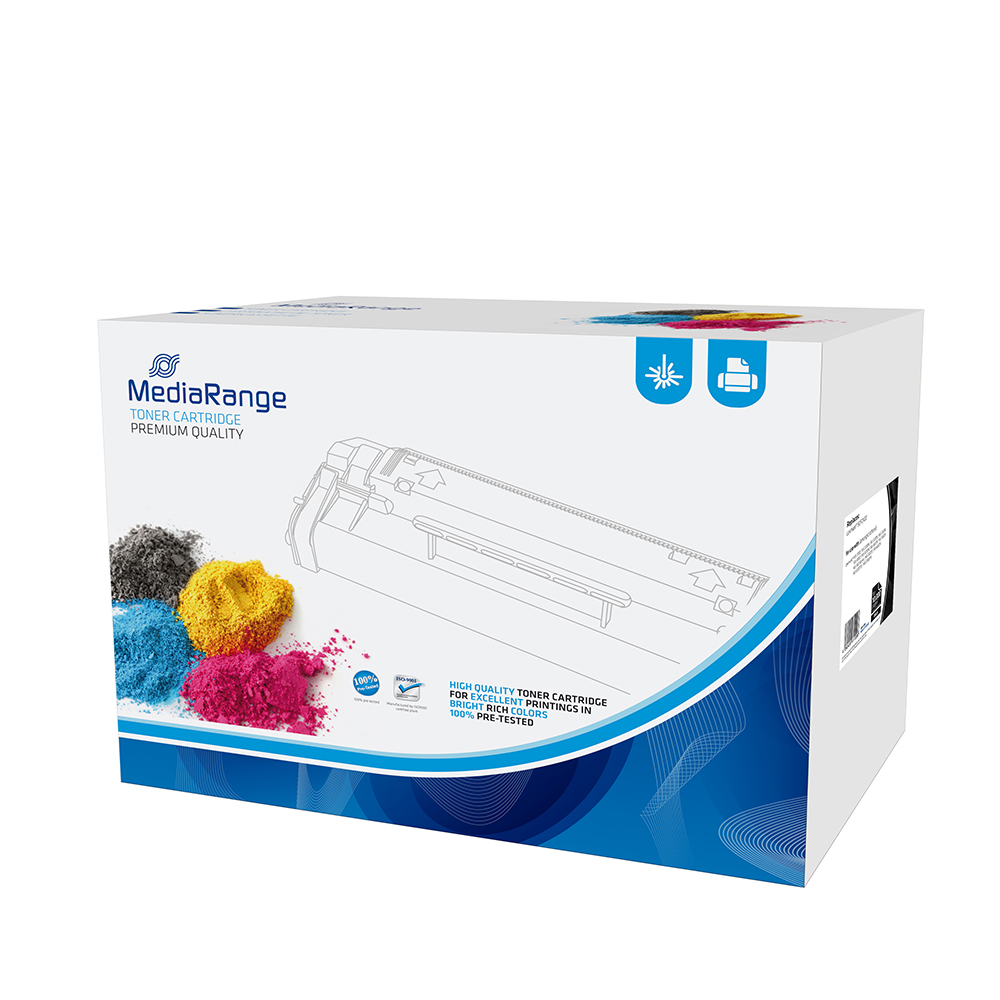 Toner MEDIARANGE Compatible for Printers Lexmark (Black) (50F2X00) (MRLXT510MS)