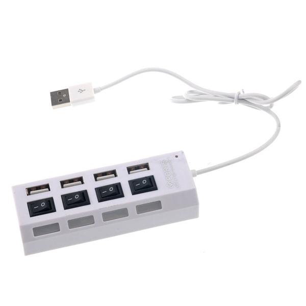 USB Hub EW678H - USB хъб с 4 порта за мобилни устройства (бял) | JAR Computers USB Hub EW678H - USB хъб с 4 порта за мобилни устройства (бял)
