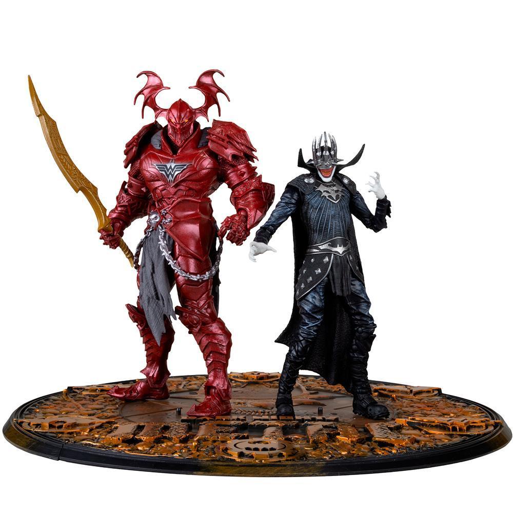 Фигурка DC Multiverse Batman Who Laughs (Knight Armor) &amp; The Merciless (Dark Multiverse) 7in