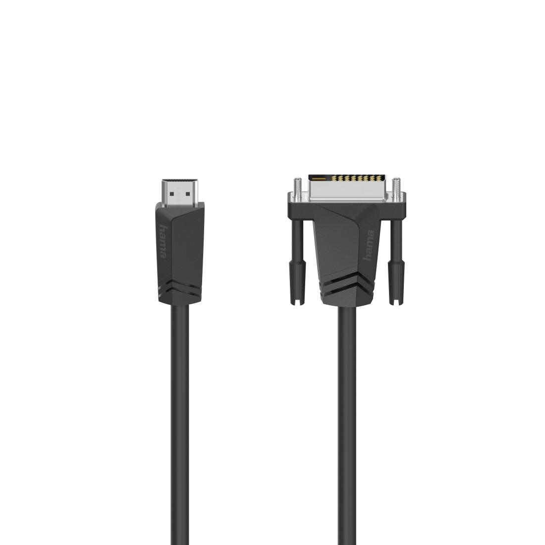 Hama 00205018 адаптер за видео кабел 1,5 м HDMI тип A (стандартен) DVI-D Черен | JAR Computers Hama 00205018 адаптер за видео кабел 1,5 м HDMI тип A (стандартен) DVI-D Черен
