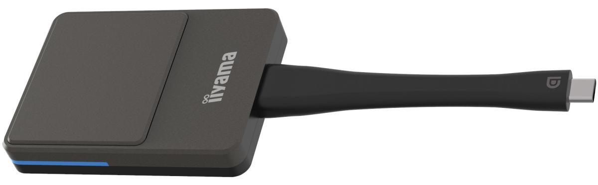 iiyama WP D002C Smart TV dongle USB 4K Ultra HD Black, Silver | JAR Computers iiyama WP D002C Smart TV dongle USB 4K Ultra HD Black, Silver