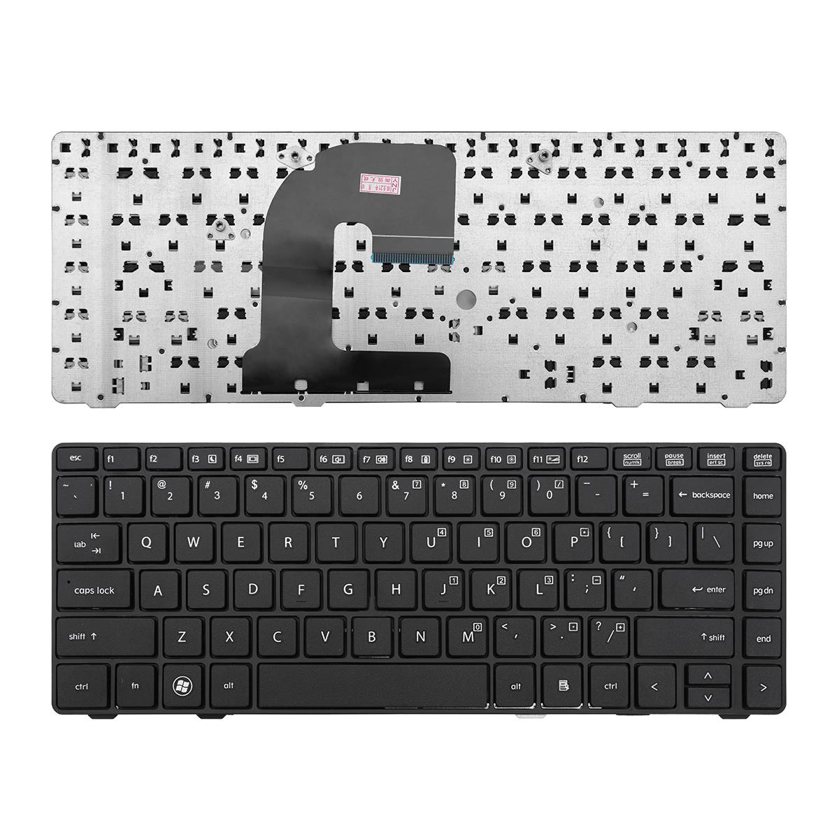 Клавиатура за лаптоп HP ProBook 6460 6465 6470B EliteBook 8460p Черна с Черна Рамка Black With Black Frame US/UK С Кирилица | JAR Computers Клавиатура за лаптоп HP ProBook 6460 6465 6470B EliteBook 8460p Черна с Черна Рамка Black With Black Frame US/UK С Кирилица
