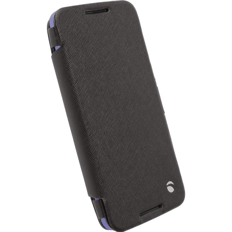 Кожен калъф, тип портфейл и поставка за Motorola Google Nexus 6 - Krusell Malmö Flip Cover (черен) | JAR Computers Кожен калъф, тип портфейл и поставка за Motorola Google Nexus 6 - Krusell Malmö Flip Cover (черен)