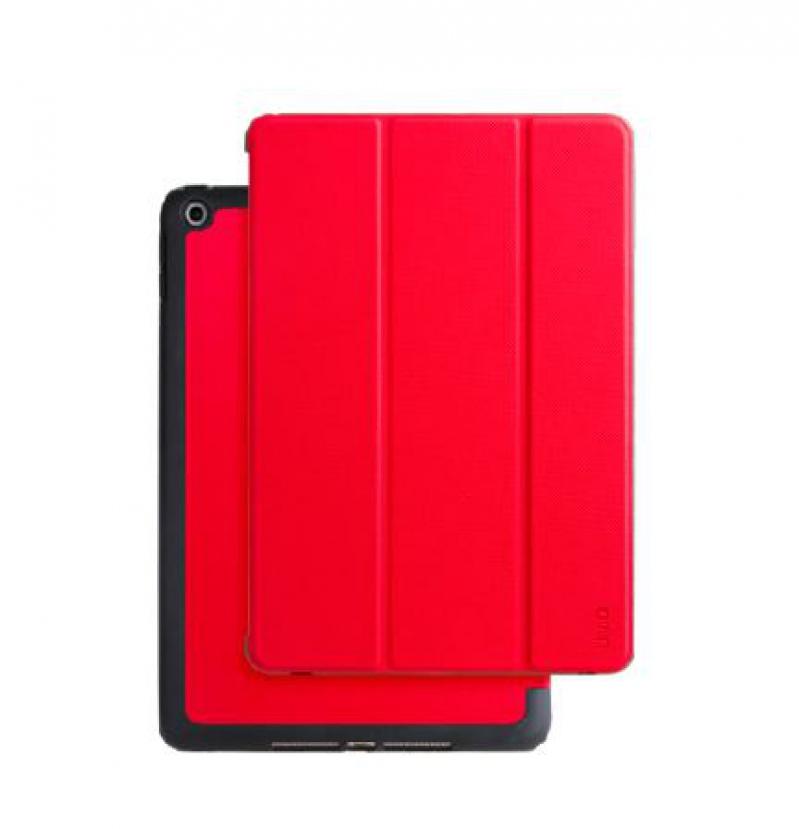 Кожен кейс и поставка с отделение за Apple Pencil за iPad 6 (2018), iPad 5 (2017) - Uniq Tri-Fold Case (червен) | JAR Computers Кожен кейс и поставка с отделение за Apple Pencil за iPad 6 (2018), iPad 5 (2017) - Uniq Tri-Fold Case (червен)