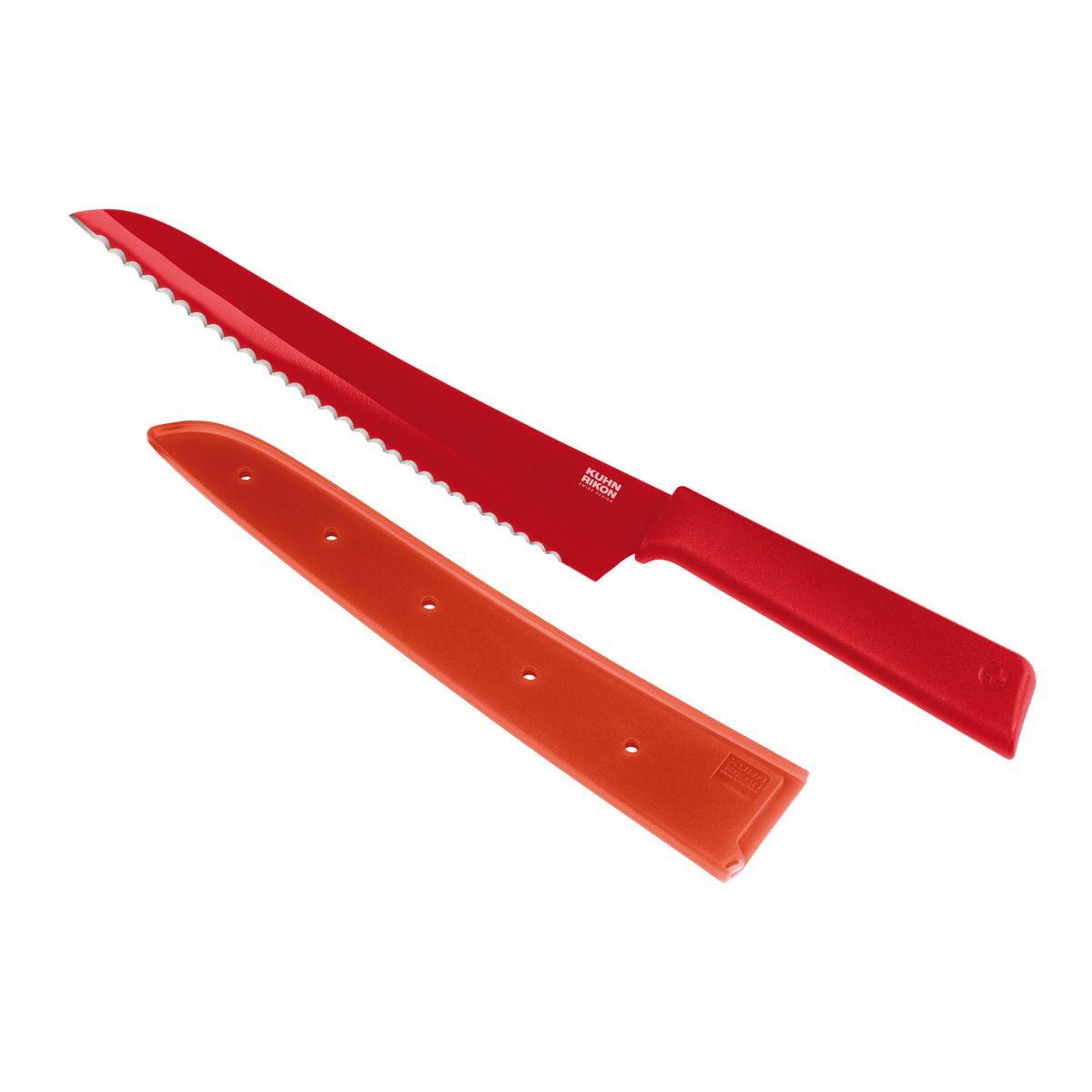 Нож за хляб Kuhn Rikon COLORI+ Bread knife, червен | JAR Computers Нож за хляб Kuhn Rikon COLORI+ Bread knife, червен