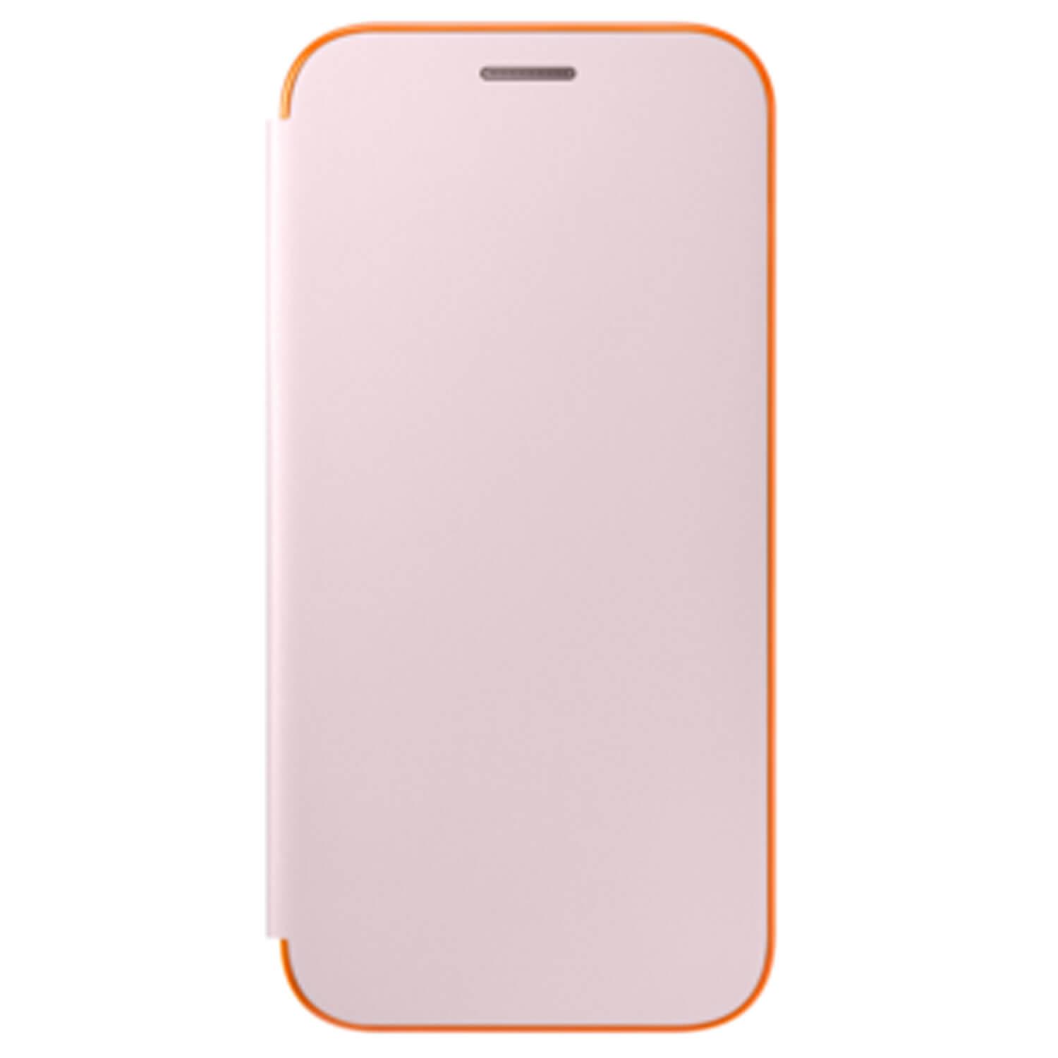 Оригинален кожен кейс със светещи ръбове за Samsung Galaxy A5 (2017) - Samsung Neon Flip Cover EF-FA520PPEGWW (розов) | JAR Computers Оригинален кожен кейс със светещи ръбове за Samsung Galaxy A5 (2017) - Samsung Neon Flip Cover EF-FA520PPEGWW (розов)