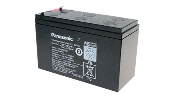 Panasonic LC-R127R2P :: Акумулаторна батерия, 12 V, 7.2 Ah, клема F1 / 4.75mm