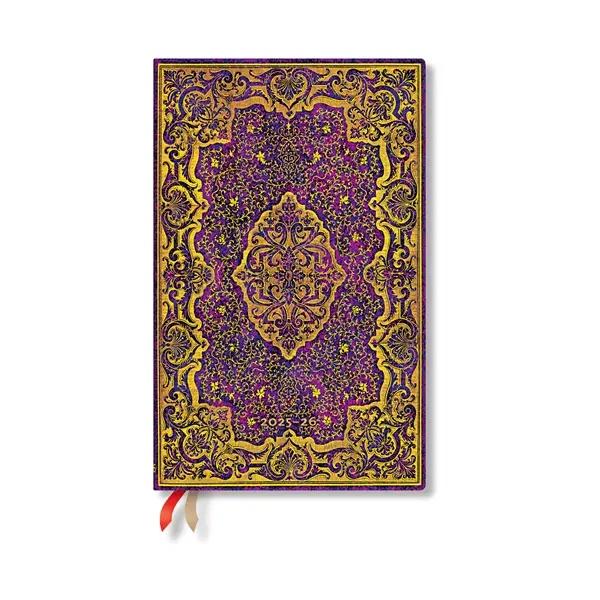 Paperblanks Планер Picaresque, Maxi, вертикален, твърда корица, 104 листа, за 2025-2026 година