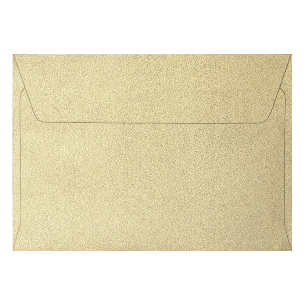 Плик C6 120гр перленo злато 10бр