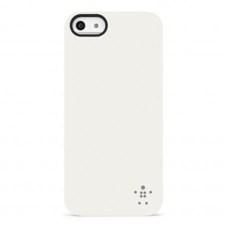 Поликарбонатов кейс за iPhone 5, iPhone 5S, iPhone SE - Belkin Shield Matte (бял) | JAR Computers Поликарбонатов кейс за iPhone 5, iPhone 5S, iPhone SE - Belkin Shield Matte (бял)