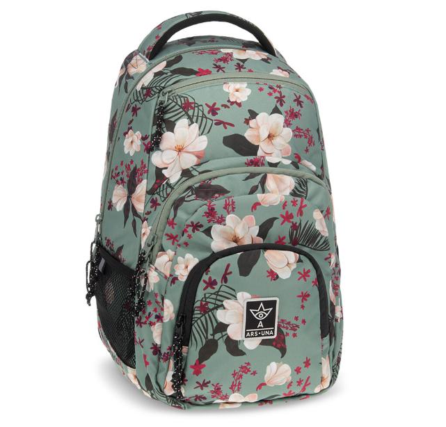 Ученическа раница AU-2 Ars Una Flowery green (5535)