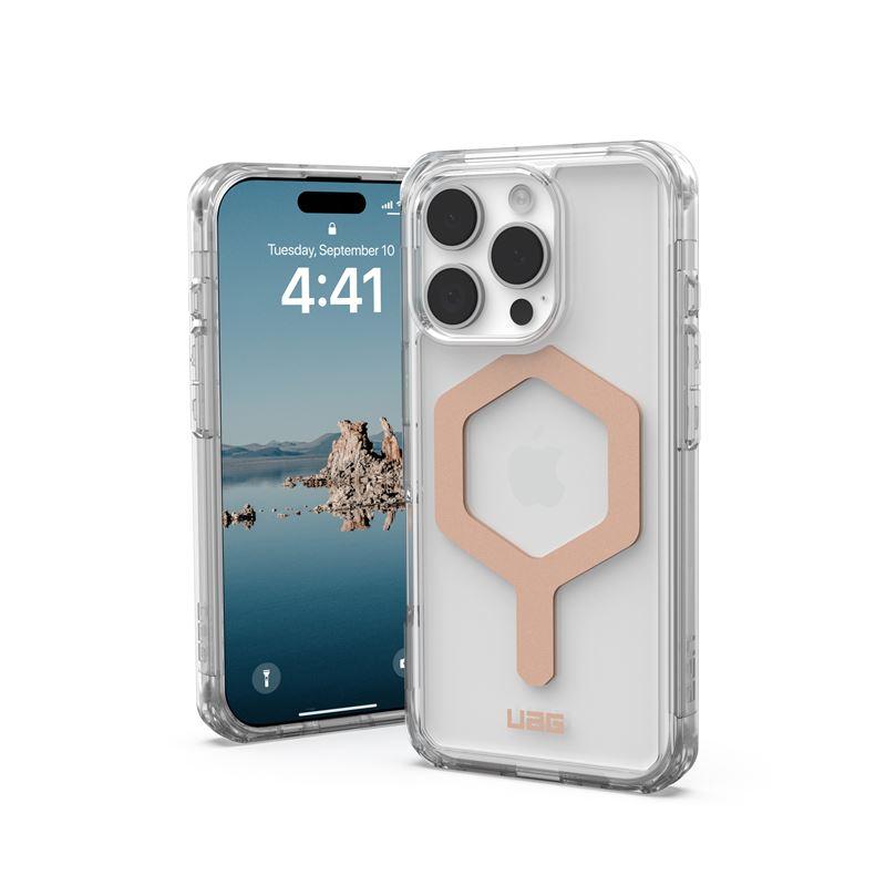 Удароустойчив хибриден кейс за iPhone 16 Pro Max - Urban Armor Gear Plyo MagSafe Case (прозрачен-розов) | JAR Computers Удароустойчив хибриден кейс за iPhone 16 Pro Max - Urban Armor Gear Plyo MagSafe Case (прозрачен-розов)