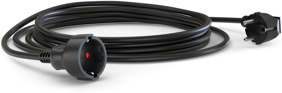 Удължител 2 метра кабел H05VV-F 3G1мм2 черен Commel | JAR Computers Удължител 2 метра кабел H05VV-F 3G1мм2 черен Commel