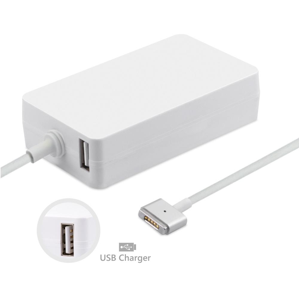 Захранване за MacBook Pro Retina 13 и USB изход за зареждане на мобилни устройства - MicroBattery 60W MagSafe 2 Power Adapter EU | JAR Computers Захранване за MacBook Pro Retina 13 и USB изход за зареждане на мобилни устройства - MicroBattery 60W MagSafe 2 Power Adapter EU