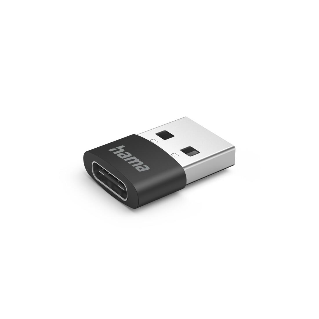 Hama 00201532 кабелен преобразувател мъжко/женско USB C USB A Черен | JAR Computers Hama 00201532 кабелен преобразувател мъжко/женско USB C USB A Черен