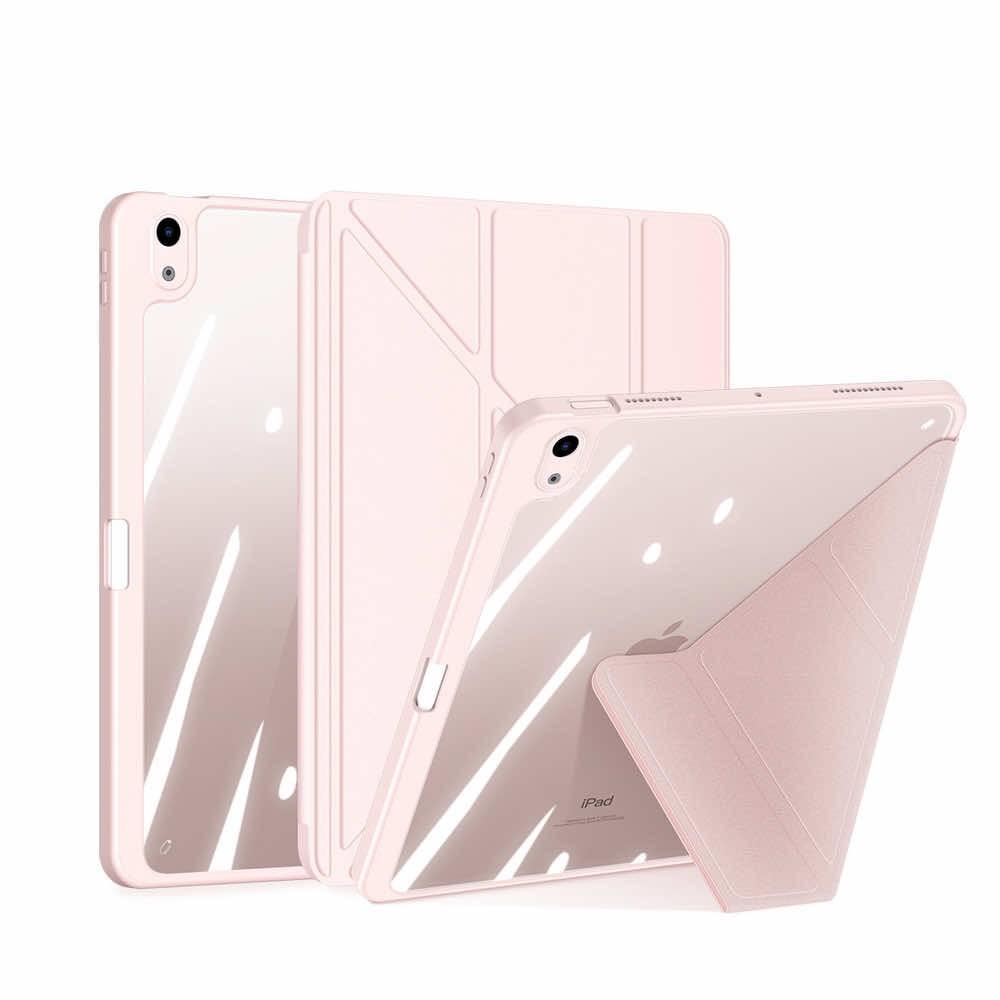 Хибриден удароустойчив кейс с отделение за Apple Pencil 2 за iPad Air 5 (2022), iPad Air 4 (2020) - DUX DUCIS Magi Case (розов) | JAR Computers Хибриден удароустойчив кейс с отделение за Apple Pencil 2 за iPad Air 5 (2022), iPad Air 4 (2020) - DUX DUCIS Magi Case (розов)