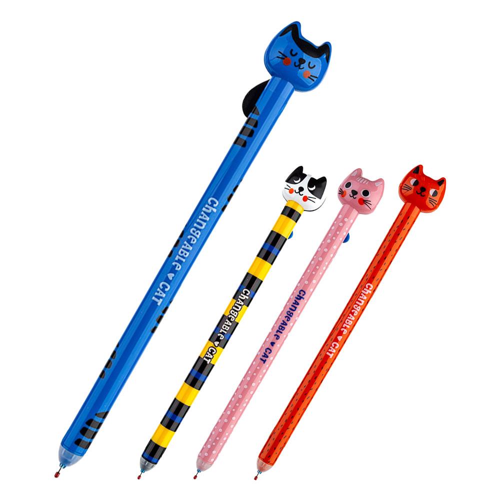 Химикалка с гума Centrum Cat 0.5мм син