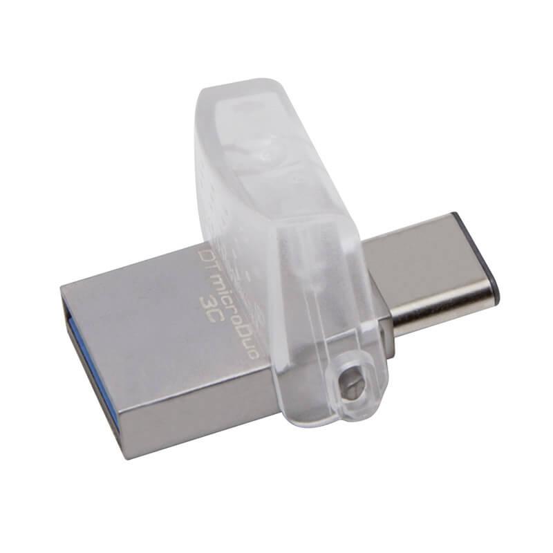 Kingston DataTraveler microDUO 3C 16GB - USB флаш памет с USB-C порт за компютри смартфони и таблети | JAR Computers Kingston DataTraveler microDUO 3C 16GB - USB флаш памет с USB-C порт за компютри смартфони и таблети