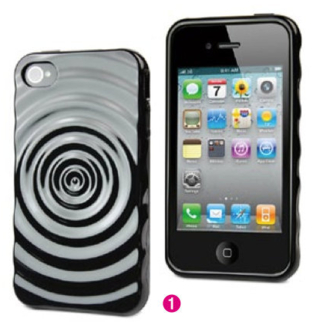 Силиконов кейс за iPhone 4/4S - Muvit Waterdrop (черен) | JAR Computers Силиконов кейс за iPhone 4/4S - Muvit Waterdrop (черен)