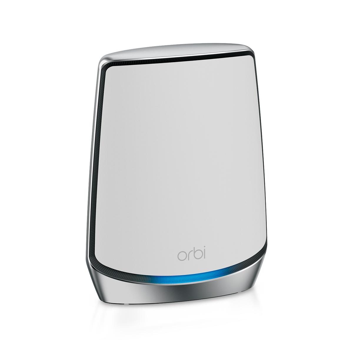 NETGEAR Orbi RBS850 AX6000 WiFi 6 Mesh Sattelite Трибандов (2,4 GHz / 5 GHz / 5 GHz) Wi-Fi 6 (802.11ax) Сив, Бяла 4 Вътрешен | JAR Computers NETGEAR Orbi RBS850 AX6000 WiFi 6 Mesh Sattelite Трибандов (2,4 GHz / 5 GHz / 5 GHz) Wi-Fi 6 (802.11ax) Сив, Бяла 4 Вътрешен