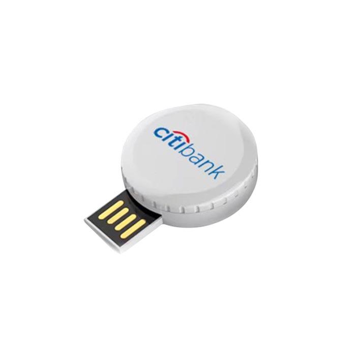 Office 1 USB флаш памет Turn Roung, 32 GB, USB 2.0, бяла | JAR Computers Office 1 USB флаш памет Turn Roung, 32 GB, USB 2.0, бяла
