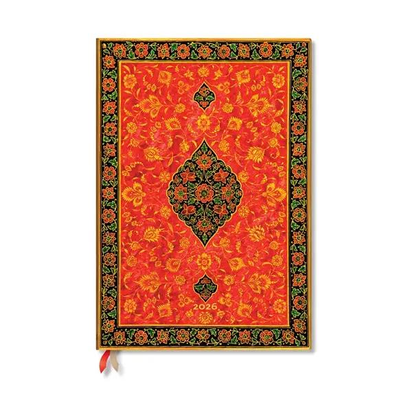 Paperblanks Планер Layla, Grande, вертикален, твърда корица, 80 листа, за 2026 година