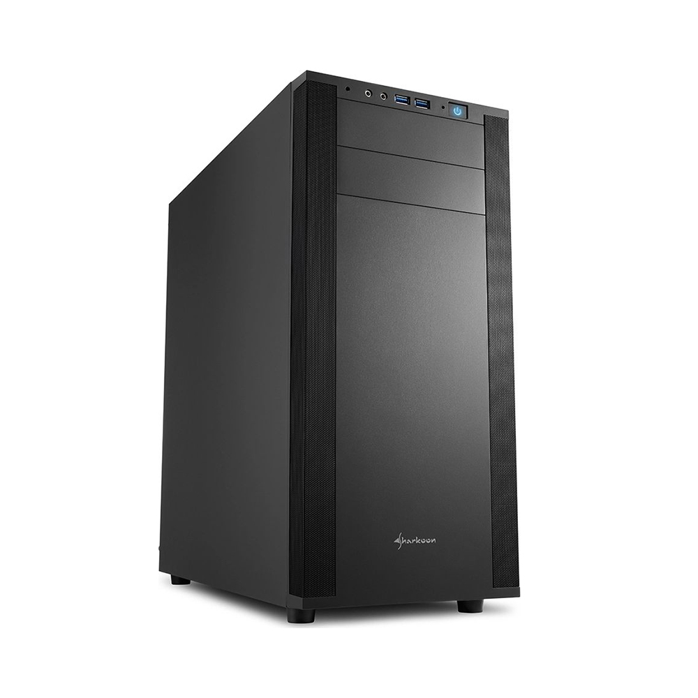 Sharkoon M25-V Midi Tower Computer Case Black (10415879) (SHR10415879)