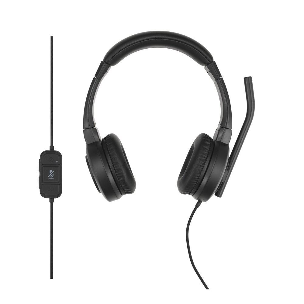 Слушалки с микрофон Kensington H1000, K83450WW, Stereo, USB-C, кабел 1.8 м, черни | JAR Computers Слушалки с микрофон Kensington H1000, K83450WW, Stereo, USB-C, кабел 1.8 м, черни