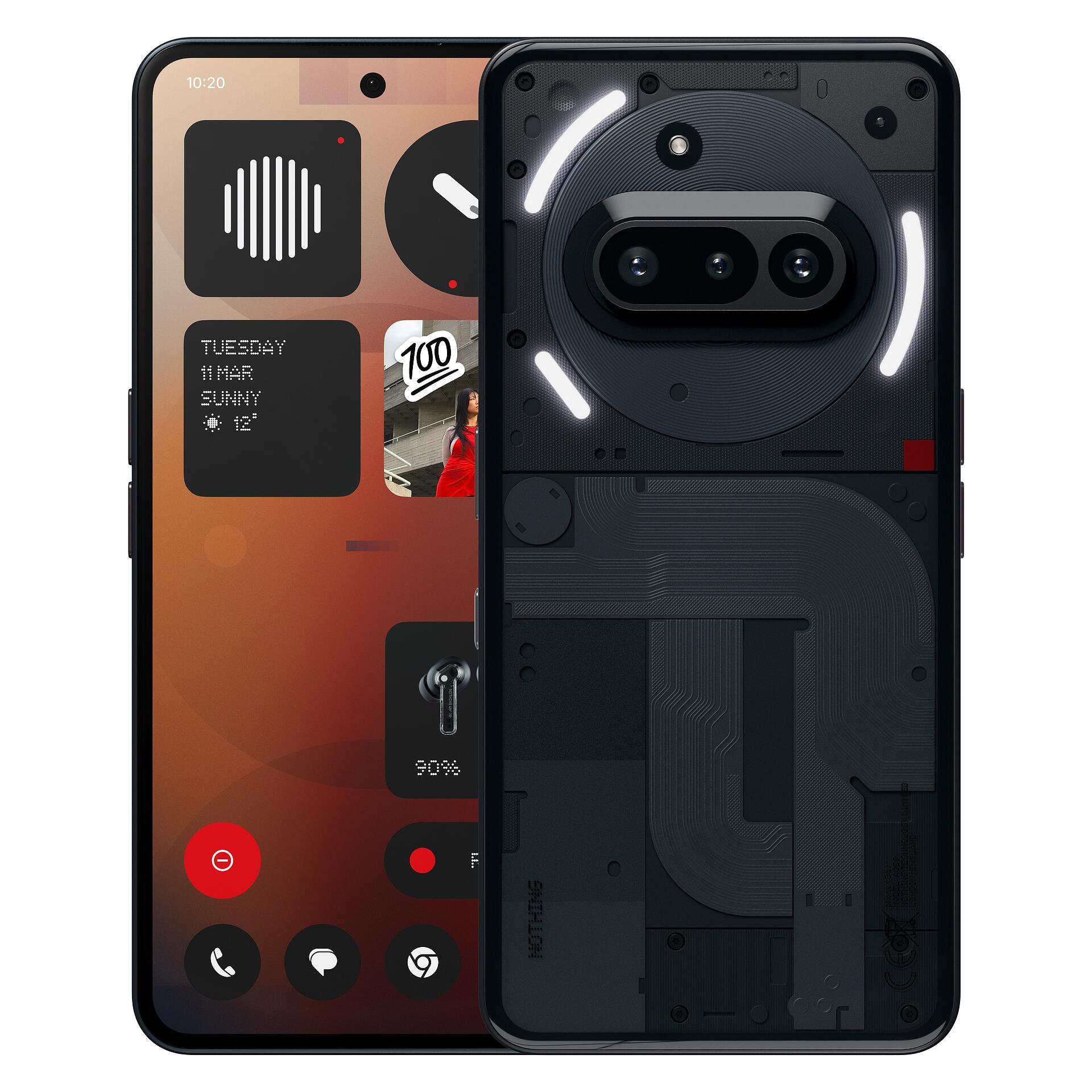 Смартфон Nothing Phone (3a) 256/12 BLACK , 12 GB, 256 GB