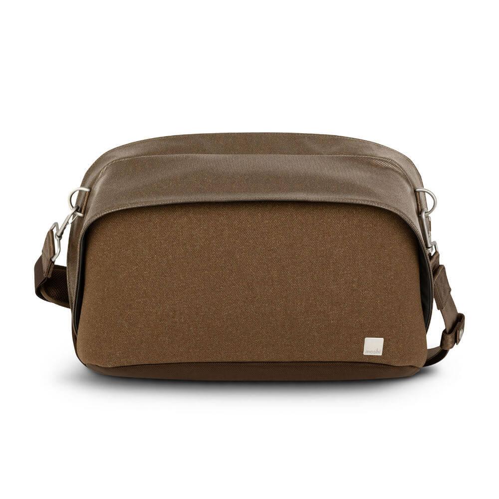 Стилна чанта за преносими компютри и таблети до 13 инча - Moshi Tego Sling Messenger (кафяв) | JAR Computers Стилна чанта за преносими компютри и таблети до 13 инча - Moshi Tego Sling Messenger (кафяв)