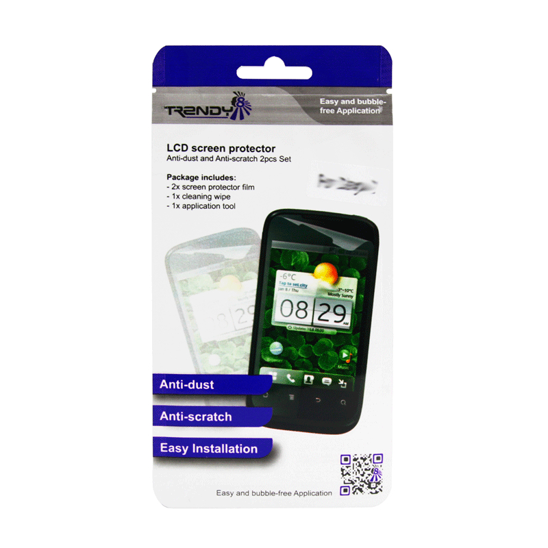 Защитно покритие за дисплея на Lenovo S860 - Trendy8 Screen Protector (2 броя) | JAR Computers Защитно покритие за дисплея на Lenovo S860 - Trendy8 Screen Protector (2 броя)