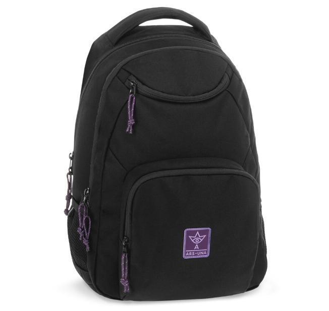 Ученическа раница AU-6 Ars Una Girl Black-Violet Cordura