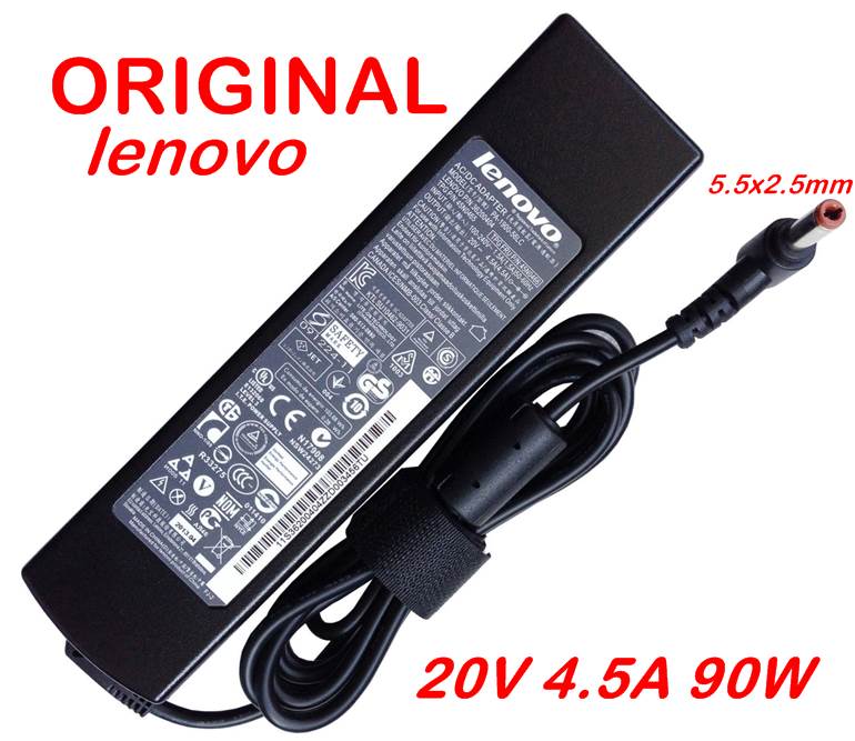 Адаптер за лаптоп ОРИГИНАЛЕН (Зарядно за лаптоп) Lenovo 20V 4.5A 90W букса 5.5x2.5 ремаркетиран | JAR Computers Адаптер за лаптоп ОРИГИНАЛЕН (Зарядно за лаптоп) Lenovo 20V 4.5A 90W букса 5.5x2.5 ремаркетиран