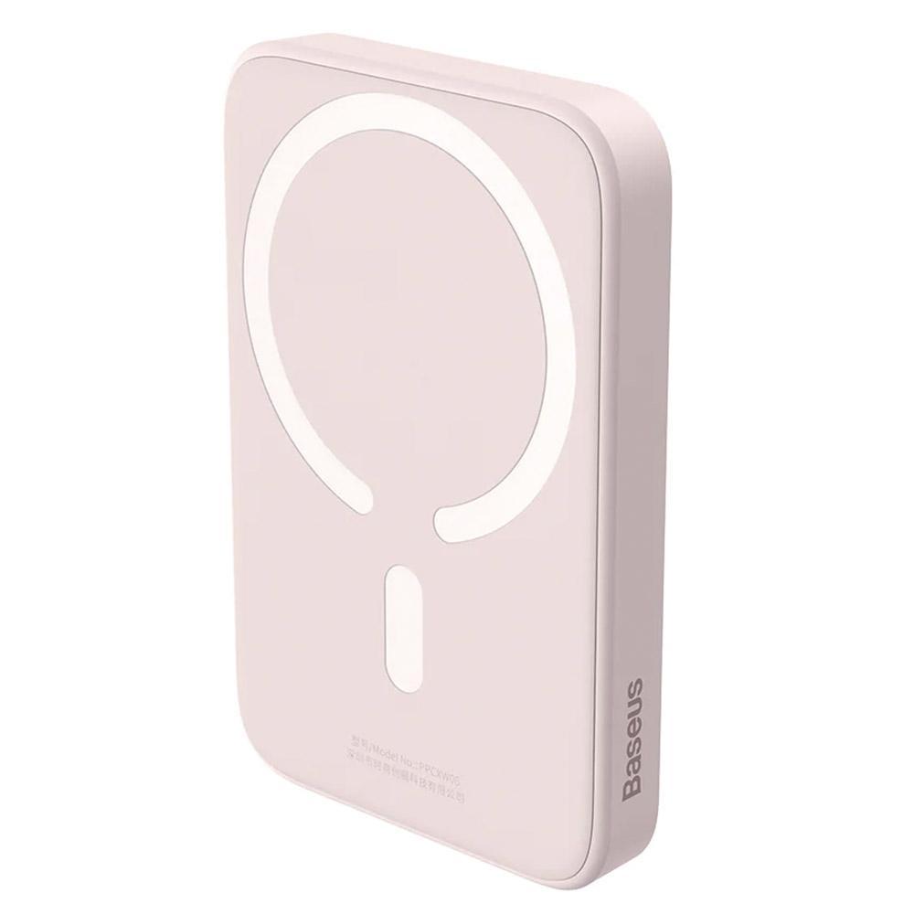 Baseus Powerbank Magnetic Mini 6000mAh, USB-C 20W MagSafe (pink) (PPCX130004) (BASPPCX130004)