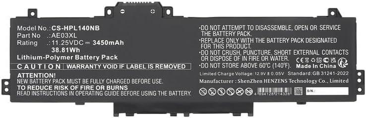 Батерия за лаптоп HP 240 245 250 G10 14-EM 14-EE 15-FC AE03XL (3 cells) - Заместител