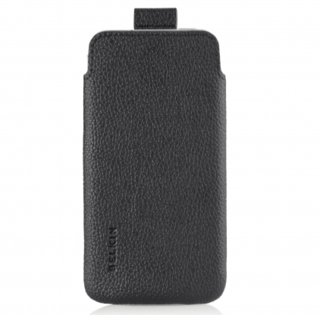 Кожен калъф с лента за издърпване за iPhone 4/4S - Belkin Pull Sleeve | JAR Computers Кожен калъф с лента за издърпване за iPhone 4/4S - Belkin Pull Sleeve