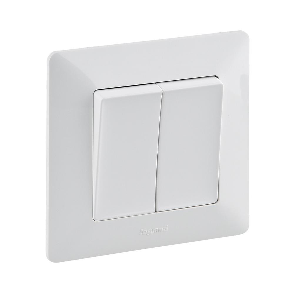 Блистер - Сериен ключ с рамка Бял - Legrand Valena Life 755738 | JAR Computers Блистер - Сериен ключ с рамка Бял - Legrand Valena Life 755738