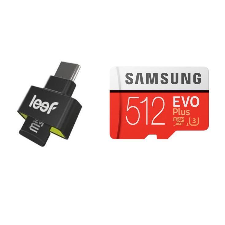 Четец за microSD карти + MicroSD 512GB устройства с USB-C - Leef Access-C microSD Card Reader + Samsung MicroSD 512GB EVO Plus UHS-I (U3) Memory Card | JAR Computers Четец за microSD карти + MicroSD 512GB устройства с USB-C - Leef Access-C microSD Card Reader + Samsung MicroSD 512GB EVO Plus UHS-I (U3) Memory Card
